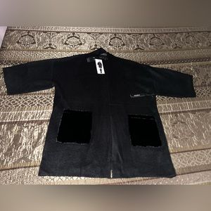 vertigo usa black cardigan sweater size XL